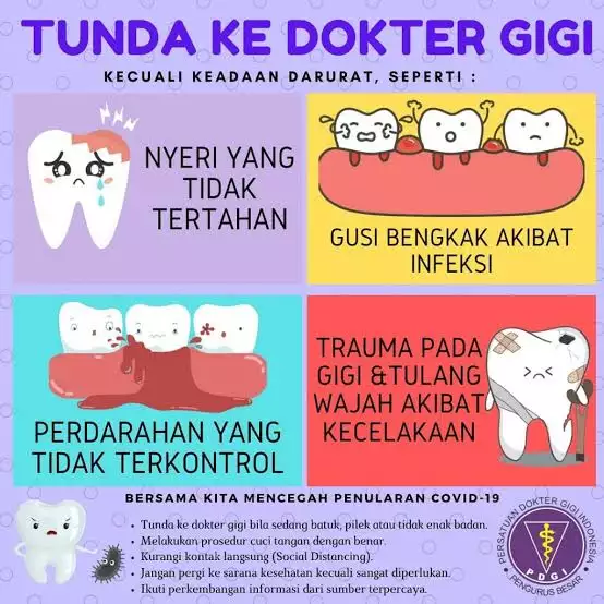 Kapankah Waktu yang Tepat Untuk Datang ke Dokter Gigi di Tengah Pandemi CoVID-19 ini? 