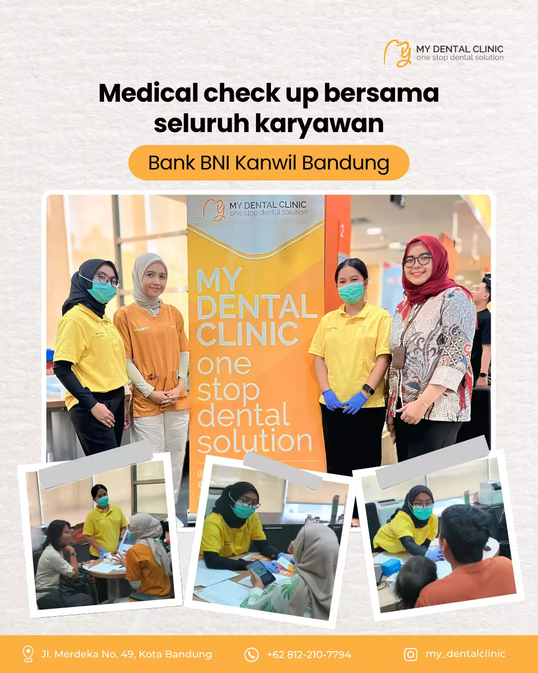 Dental Check Up bersama Bank BNI Kanwil Bandung