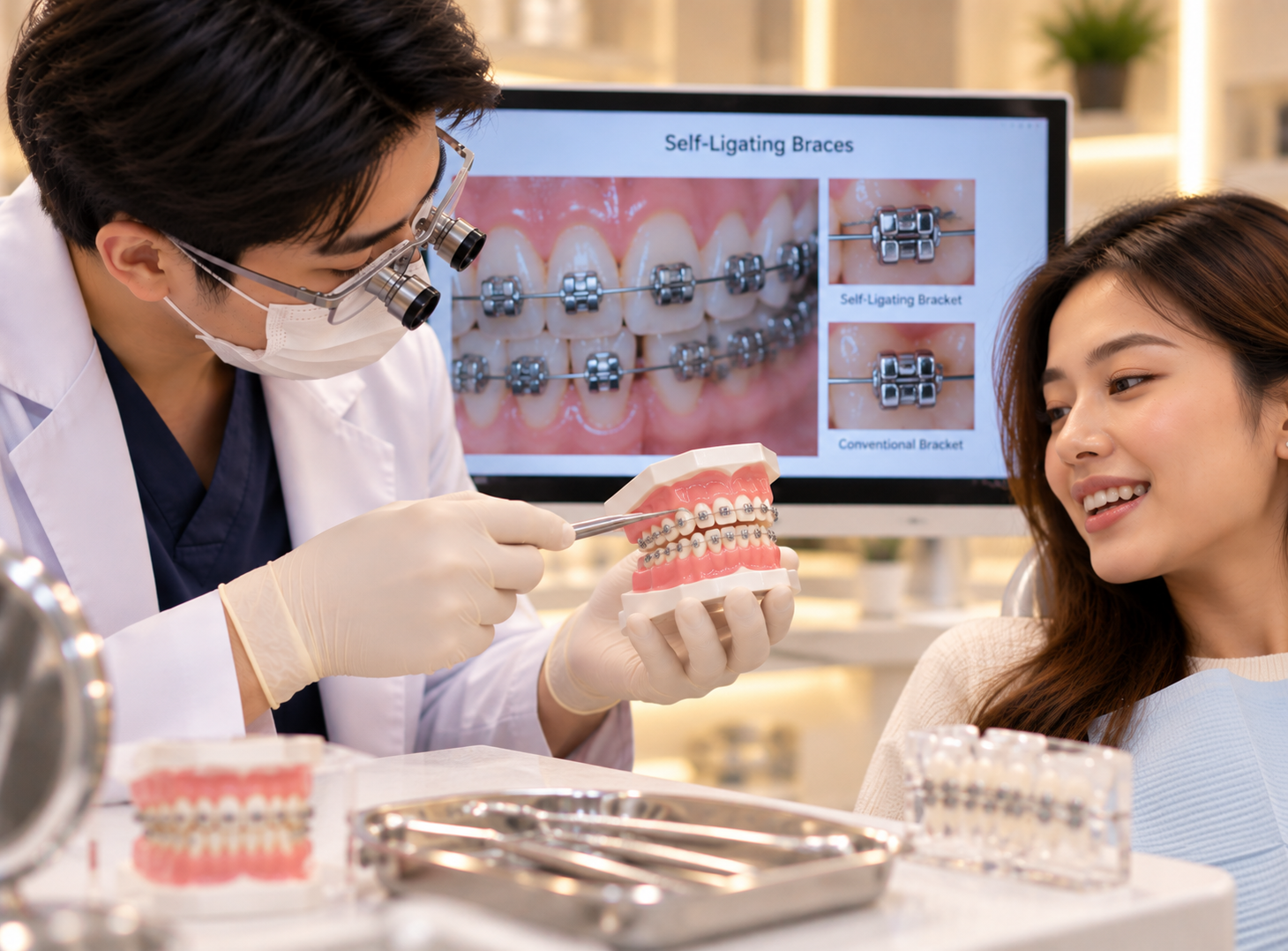 SELF-LIGATING BRACES
