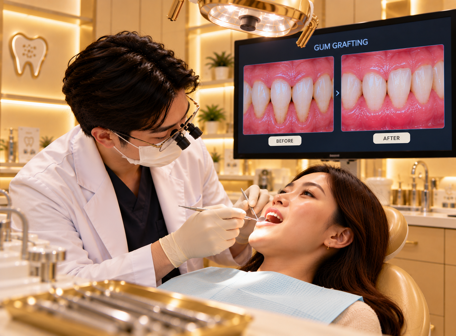 GUM GRAFTING / Perawatan Gusi Turun